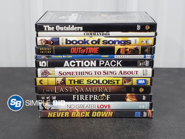 Lot 58-56896 - Lot of DVD's - variety of titles - in good condition