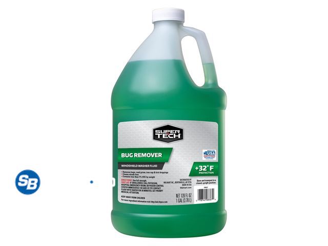 Lot 58-28524 - New Super Tech Bug Remover with Rain Repeller Windshield Washer Fluid 1 Gallon