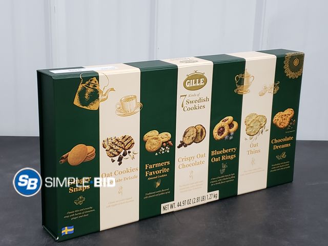 Lot 58-51372 - Gille 7 kinds of Swedish Cookies