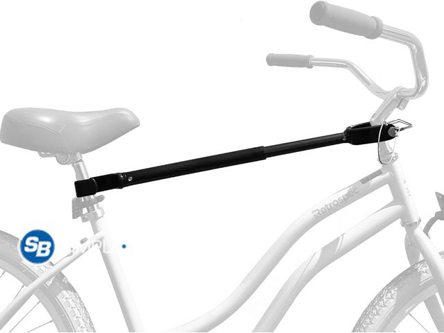 Lot 58-41403 - New Retrospec Bike Rack Cross-Bar Adapter - Universal Top Tube Frame Mount for Car Racks - Adjustabl...