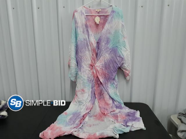 Lot 58-74572 - New Women's ODDI Tie Dye Dress - SIZE 2XL/3XL