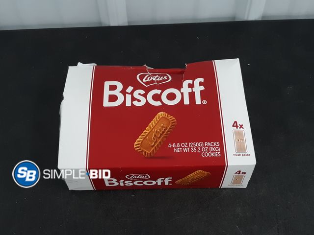 Lot 58-38381 - Lotus BISCOFF 4 individually packages - unopened