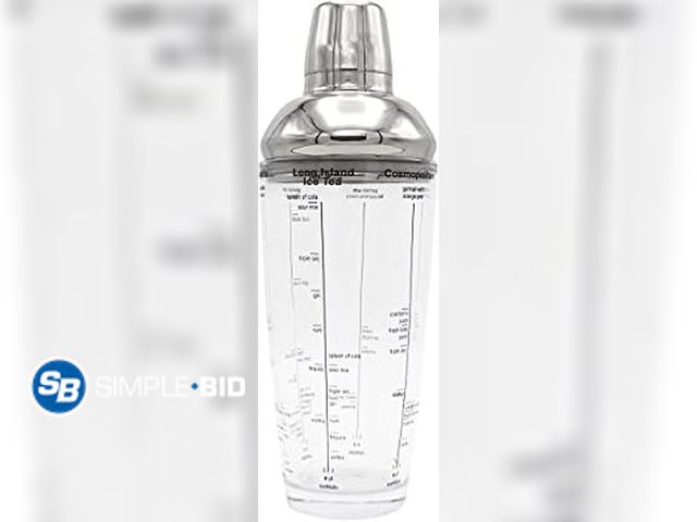 Lot 58-78767 - Houdini Glass Cocktail Shaker 18oz - New