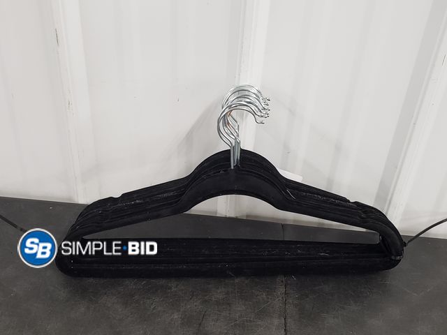 Lot 58-74589 - Lot of (14) Velvet Hangers - light use - in good condition