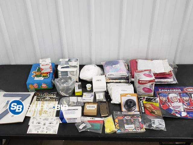 Lot 58-30915 - BOX of small amazon items and more - variety of items - unused