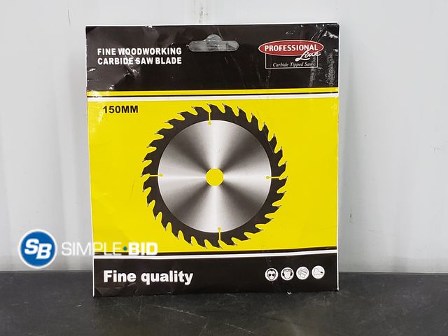 Lot 58-80465 - Fine Woodworking Carbide Saw Blade - Fine quality - 150mm