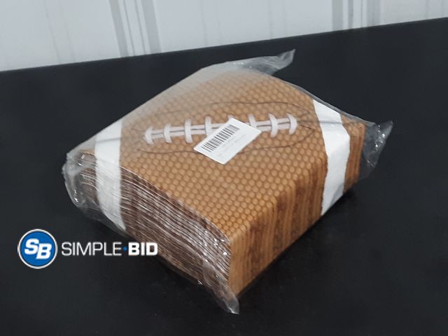 Lot 58-26405 - Lot of (120) Foot Ball Napkins