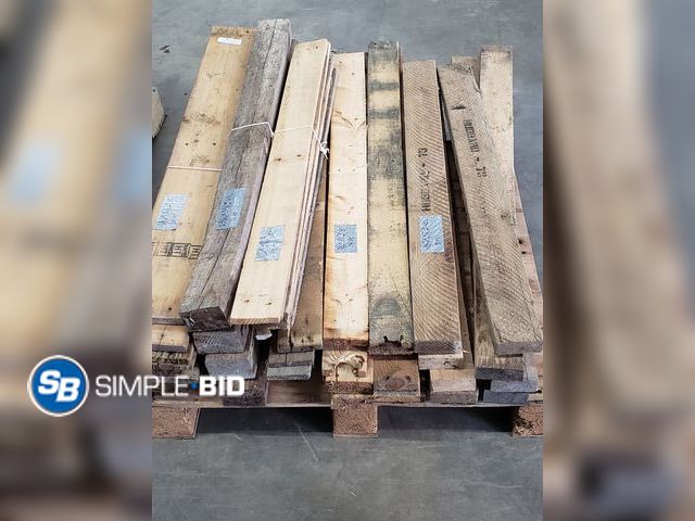 Lot 58-71924 - Skid of Various Wood Pieces - Various Sizes and Styles