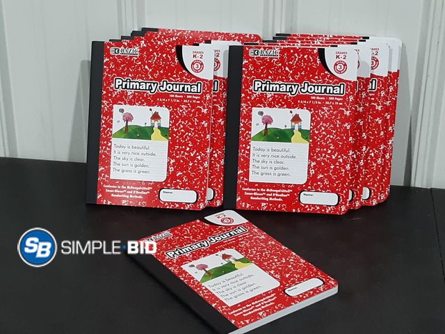 Lot 58-26644 - Lot of (12) New Primary Journals 100 sheets - Grades K-2