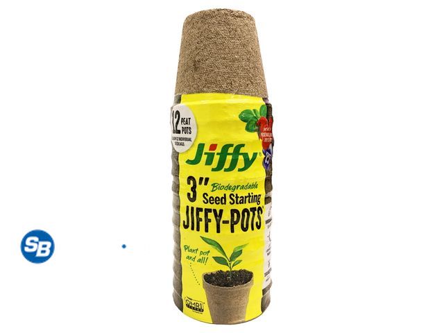 Lot 58-34919 - New Jiffy 3" Peat Pots, (12 Pack)