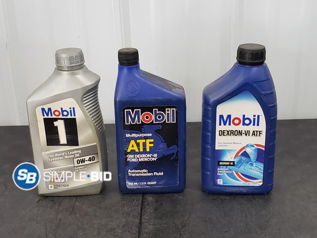 Lot 58-54527 - Lot of (3) Quarts of Various Oils