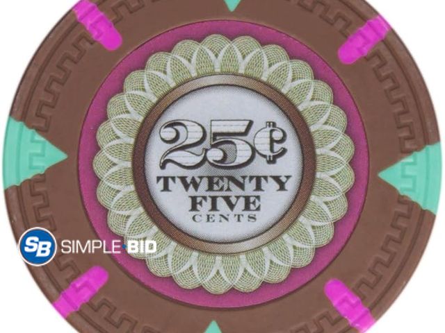 Lot 58-37164 - Claysmith Gaming The Mint Poker Chip Heavyweight 13.5-gram Clay Composite – Pack of 50 - unused