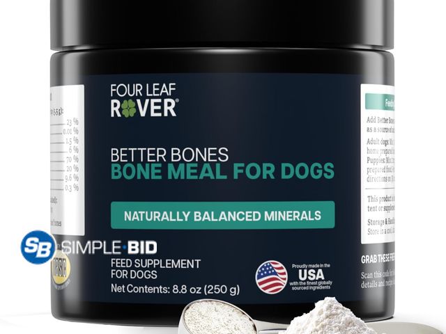 Lot 58-74267 - New Better Bones Bone Meal for Dogs, Dog Calcium Supplement | Freeze-dried 100% grass-fed New Zealan...