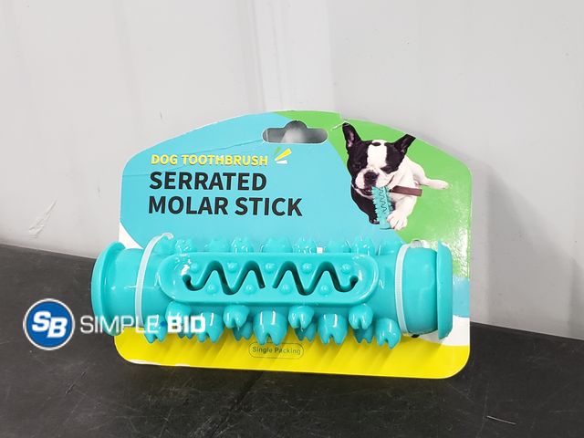 Lot 58-53431 - New Dog Toothbrush Serrated Molar stick