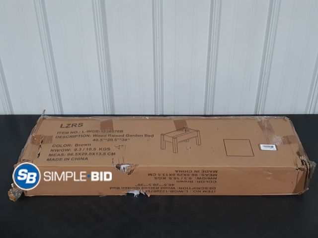 Lot 58-32465 - Wood Raised Garden Bed