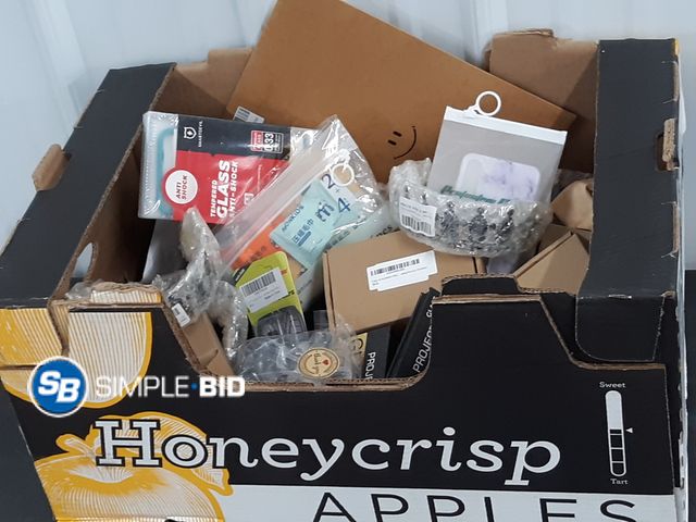 Lot 58-33492 - BOX of small amazon items - variety of items - unused