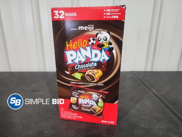 Lot 58-35684 - Hello Panda Chocolate Crunchy Cookie - individually packaged - unopened - best by 6/26