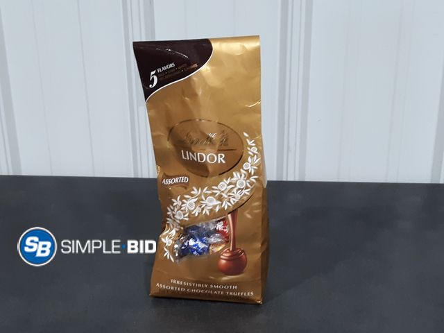 Lot 58-37896 - Lindt LINDOR assorted Chocolate Truffles - unopened - individually wrapped