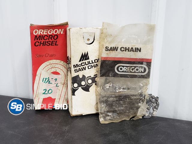 Lot 58-83530 - Lot of (3) Chainsaw Blades