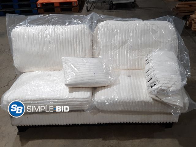 Lot 58-29033 - Fold Down Convertible Folding Futon Sofa Bed with cushions - unused - out of box
