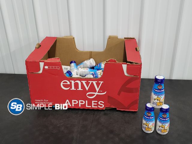 Lot 58-84264 - Lot of (47) Wellsley Pediatric Shakes - Sweet Vanilla - 8 fl oz - unopened - out of box