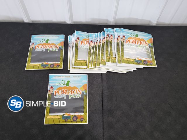Lot 58-65711 - Lot of (50) New PUMPKIN patch -- pick your own pumpkins -- Best in Town Treat bags - super cute! Sea...