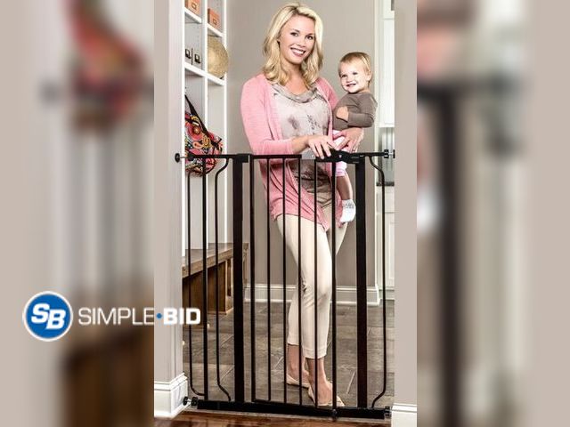 Lot 58-56986 - New Regalo Safety 36” Extra Tall Baby Gate for Doorways &amp; Bottom of Stairs, Pressure Mount Safet...