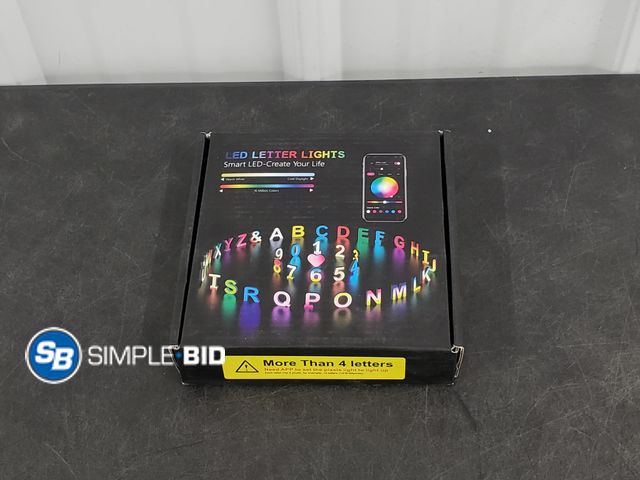 Lot 58-30232 - LED Letter Lights - Smart LED