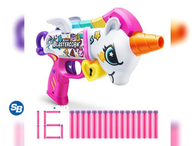 Lot 58-60602 - New XSHOT Blastercorn (16 Darts), Air Pocket Technology, Outdoor Blaster by ZURU, Ages 8+