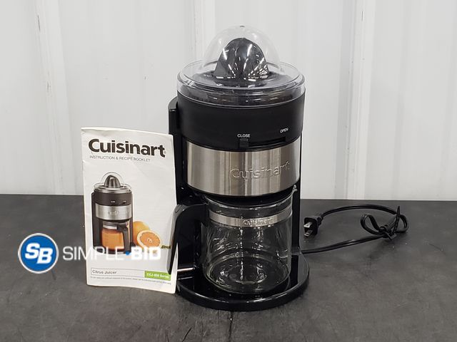 Lot 58-77093 - Cuisinart Citrus Juicer-Light Use