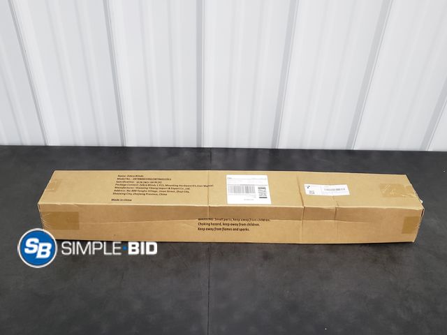 Lot 58-74545 - Zebra Black Out Blinds  30 x 64"