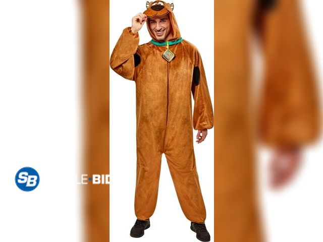 Lot 58-65715 - Scooby-Doo Costume for Adults by Rubies, Mens Small (Size 28-30) - appears unused