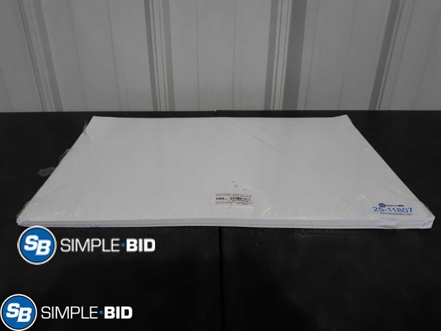 Lot 58-17867 - SunWorks Groundwood Construction Paper, 12" x 18", Bright White, 100 Sheets Per Pack