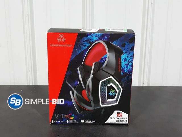 Lot 58-28791 - HunterSpider PS4 Gaming Headset, Gaming Headphones with Microphone, Noise Cancelling Stereo 7.1 Surr...