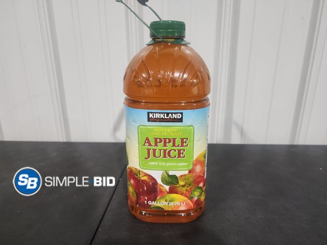Lot 58-26197 - Kirkland Apple Juice 1 gallon - unopened