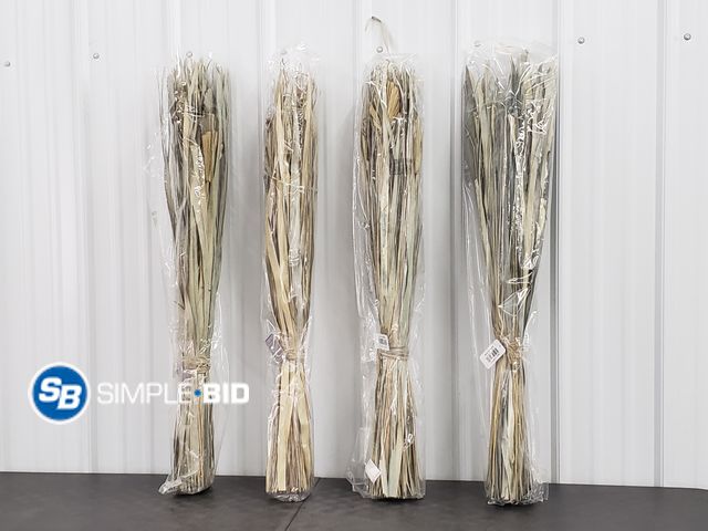 Lot 58-77998 - Lot of (4) Standing Bunch Bundles - Grey Mix Great for Vase Decor