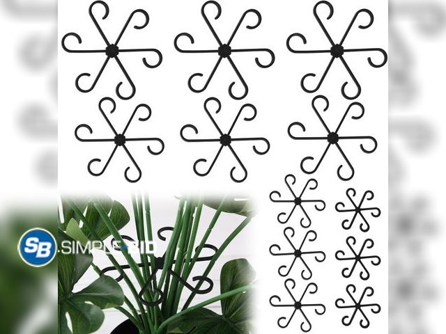 Lot 58-83908 - New 40PCS Forest Green Plant Stem Support, Invisible Stem Supports for Indoor Plants, Plastic Reusab...