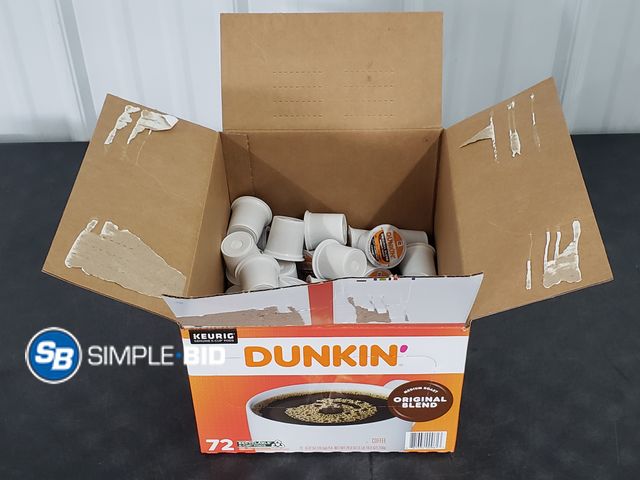 Lot 58-68657 - DUNKIN' Original Blend K-Cups 36 in box - unopened