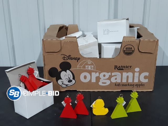 Lot 58-33055 - Large Box of BALLOON weights - variety of styles - unused