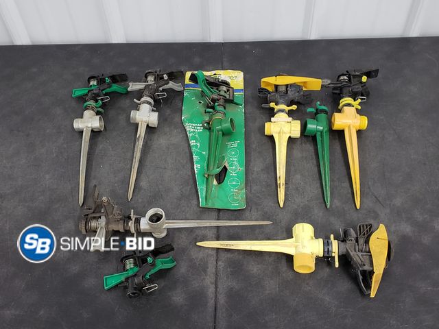 Lot 58-50429 - Lot of outdoor sprinklers - various styles - light use