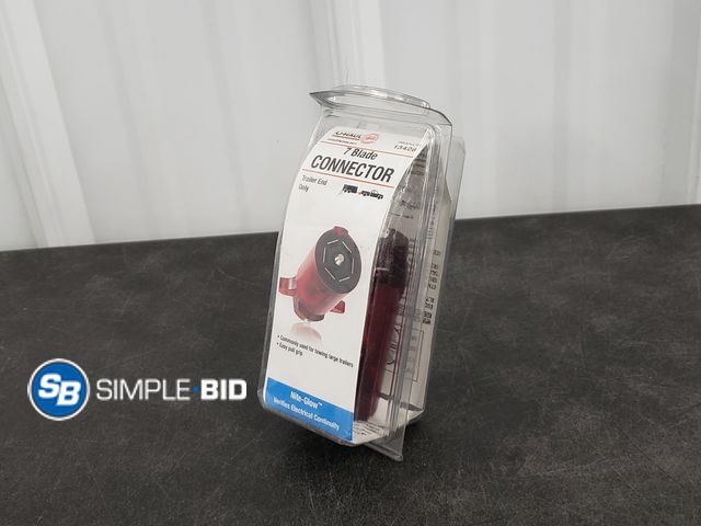 Lot 58-56311 - 7 Blade Connector for Trailer End Only - Nite Glow - Verifies Electrical Continuity