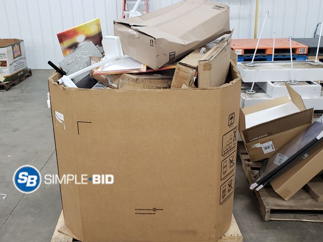 Lot 58-41335 - Gaylord Full of Unclaimed Merchandise - variety of items, and Conditions, some could be unused/Damag...