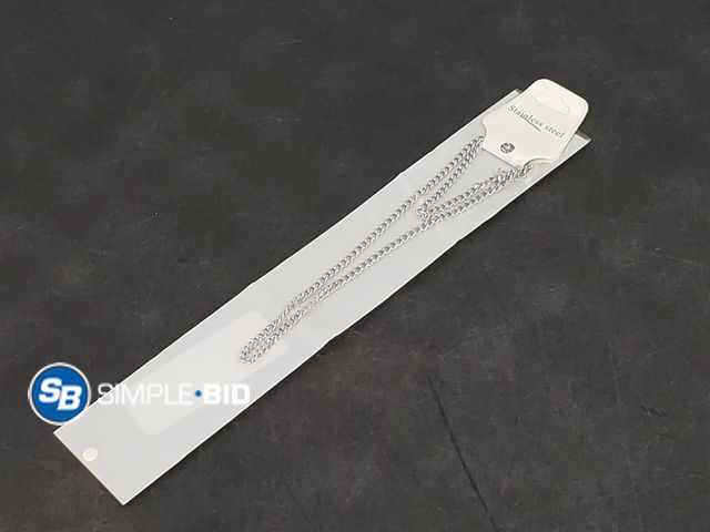 Lot 58-80382 - Stainless Steel Chain Necklace 20-22" long