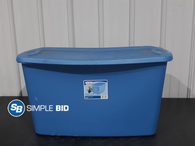 Lot 58-27880 - Sterilite Storage Tote with Lid