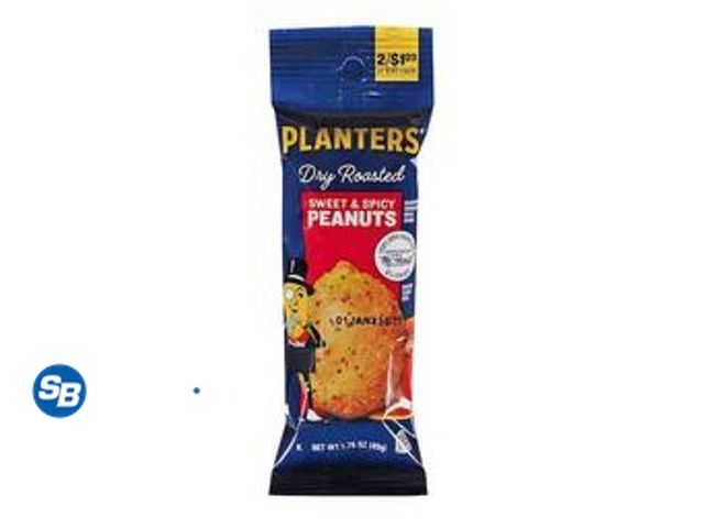 Lot 58-67770 - Lot of (10) PLANTERS Sweet &amp; Spicy Peanuts, 1.75 oz - unopened - expired