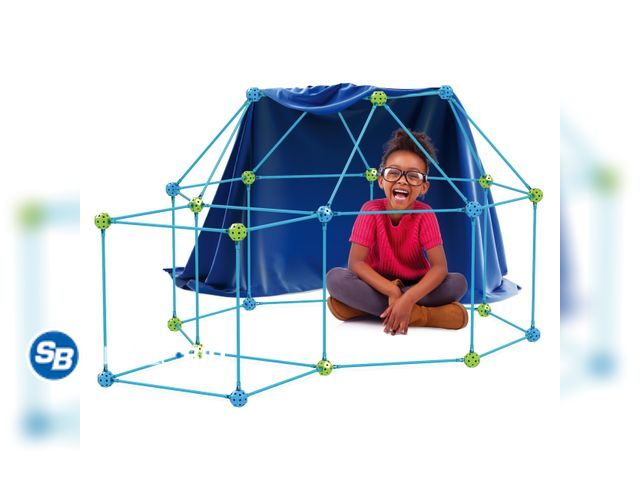 Lot 58-36201 - New Construct-a-Fort Buildable Children's Playset, 85 Pieces Count per Pack, Ages 3+ by MinnARK
