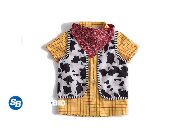 Lot 58-83969 - New Ruikajia Cotton Cowboy Costume Outfit for Toddler - SIZE 5T