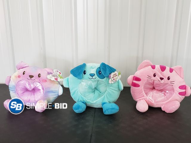 Lot 58-77400 - Lot of (3) New Sensory stuffed Sweeties - Squishable - variety of styles