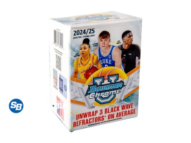 Lot 58-21624 - New 2024-25 Bowman University Chrome Basketball Trading Cards Value Box