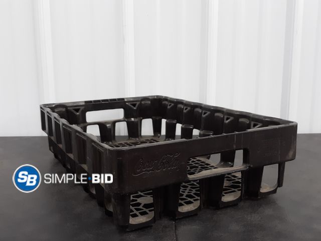 Lot 58-29717 - Black Plastic Coca-Cola Crate